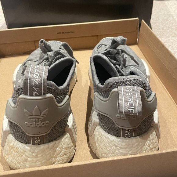 adidas NMD R1 Grey White - Men size 4, Women 5.5 - Picture 3 of 6